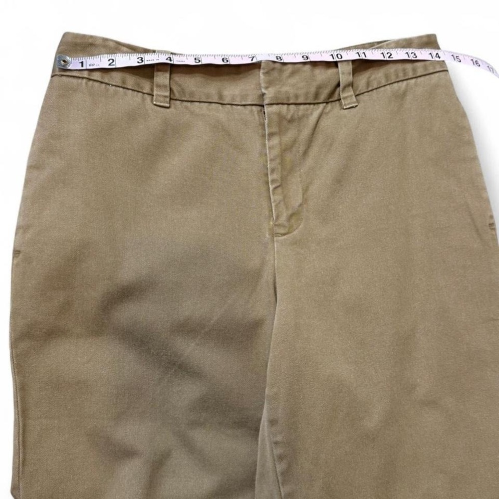 Vintage Y2K Gap Khakis Wide Leg Cropped Chino Pants, Women's Size 4 - Picture 10 of 12